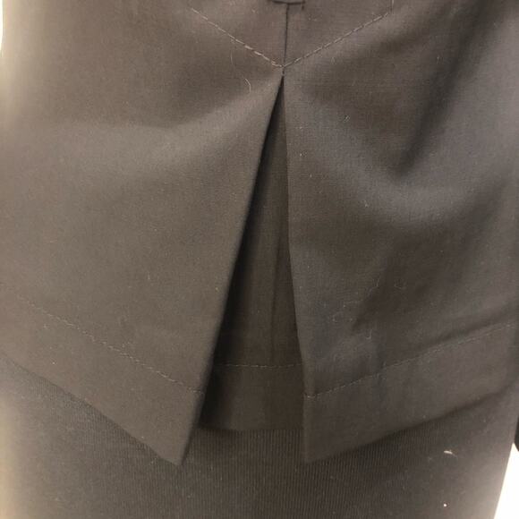 Theory Four Button Double Breasted Wool Black Blazer Jacket Size P Career - Picture 10 of 14